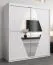 180 cm de large Armoire avec 2 portes | 10 casiers | Couleur: Blanc Abbildung