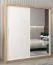 180 cm de large Armoire à portes coulissantes avec 2 portes | 10 casiers | 2 tringles à vêtements | Couleur: Chêne Sonoma / Blanc Abbildung