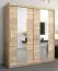 180 cm de large Armoire à portes coulissantes avec 10 casiers et 2 portes | Couleur: Chêne Sonoma | Laminée Abbildung