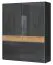182 cm de large Armoire avec 6 casiers et 2 portes | Couleur: Anthracite Abbildung