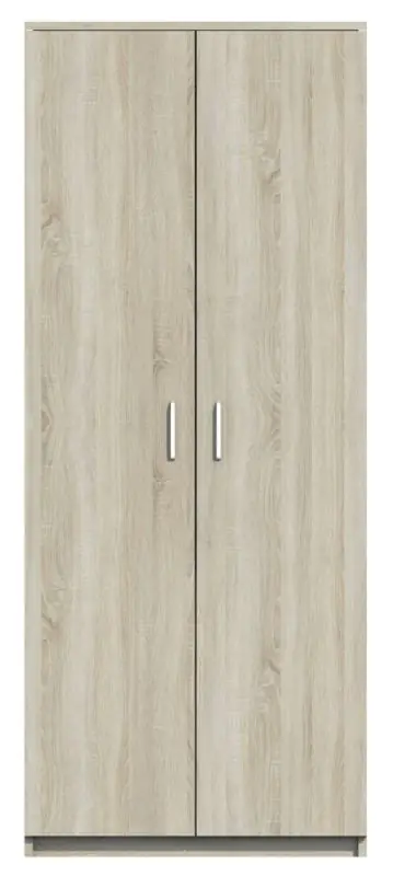 Armoire à portes battantes / penderie Pamulang 14, couleur : Chêne de Sonoma - Dimensions : 200 x 82 x 60 cm (H x L x P)