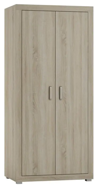 Armoire à portes battantes / Armoire Lorengau 33, couleur : chêne Sonoma - Dimensions : 202 x 92 x 58 cm (H x L x P)