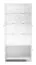 Vitrine blanche brillante | 191 x 87 x 41 cm | 4 portes, 5 compartiments | Design contemporain
