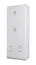 Armoire à portes battantes / armoire Messini 03, couleur : blanc / blanc brillant - Dimensions : 198 x 92 x 54 cm (H x L x P)