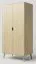 Armoire penderie 2 portes en pin massif naturel Aurornis 03 | 200 x 96 x 60 cm | Design moderne