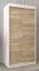 100 cm de large Armoire avec 5 casiers et 2 portes | Couleur : Chêne Sonoma / Blanc Abbildung