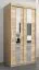 100 cm de large Armoire avec 2 portes | 5 casiers | Couleur : Chêne Sonoma Abbildung