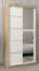 1 mètre de large Armoire avec 2 portes | Couleur : Chêne Sonoma / Blanc Abbildung