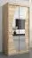 1 mètre de large Armoire avec 2 portes | Couleur : Chêne Sonoma Abbildung