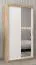1 mètre de large Armoire avec 2 portes | Couleur : Chêne Sonoma / Blanc Abbildung