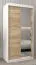 1 mètre de large Armoire avec 2 portes | Couleur : Chêne Sonoma / Blanc Abbildung