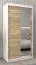 1 mètre de large Armoire avec 2 portes | Couleur : Chêne Sonoma / Blanc Abbildung