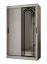 Armoire / Cachemire / 5 compartiments / 2 tringles / Finition haut de gamme / 120 x 62 x 200 cm / Armoire à portes coulissantes / Porte miroir / Design moderne