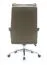 Chaise de bureau en similicuir Tawi 02, pivotante et réglable en hauteur, 109-117 x 49 x 71 cm, en vert olive, dossier ergonomique