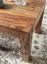Table basse compacte en bois massif de Sheesham Apolo 152 | Finition Sheesham teinté | 40 x 45 x 45 cm