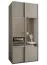 Penderie / Armoire à portes coulissantes / Couleur : Cachemire / 245,5 x 100 x 64 cm / Soft-Close / Miroir / 2 portes coulissantes / 2 tringles à vêtements / 6 compartiments