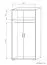 Armoire penderie Curug 14 | 2 portes | Chêne / Hêtre clair | 188 x 90 x 50 cm