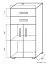 Commode Garut 15 | Chêne de Sonoma | 118 x 60 x 40 cm | Design moderne et rangement optimal