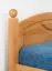 Lit simple / lit d'appoint en pin massif, couleur aulne 82, avec sommier à lattes - 100 x 200 cm (l x L)