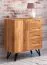 Commode en hêtre massif huilé | Design raffiné | 100 x 91 x 45 cm | Masterton 06