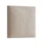 Panneaux rembourrés, lot de 10, couleur : marron clair, revêtement : velours, dimensions : 38 x 40 cm
