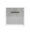 Tables de chevet duo Brus 13 | Blanc/Béton | 1 tiroir | 42 x 42 x 33 cm | Chambre moderne