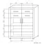 Commode Lorengau 05 | Chêne Sonoma | 136 x 110 x 40 cm | Style moderne et rangement élégant