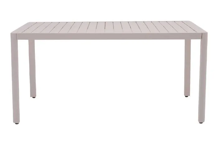 Table de jardin Baltimore extensible en aluminium - Couleur : aluminium gris, Longueur : 1500 mm, largeur : 850 mm, hauteur : 720 mm