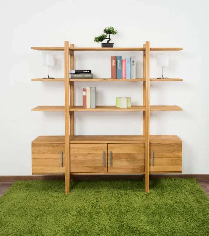Étagère Wooden Nature 131 Chêne massif - 150 x 150 x 38 cm (H x L x P)
