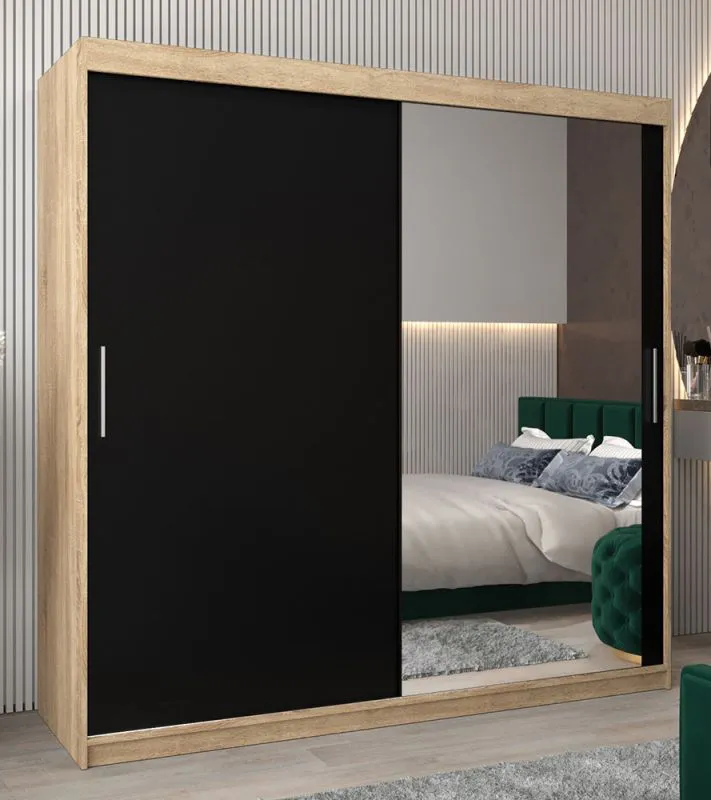200 cm de large Armoire avec 10 casiers et 2 portes | Couleur: Chêne Sonoma Abbildung