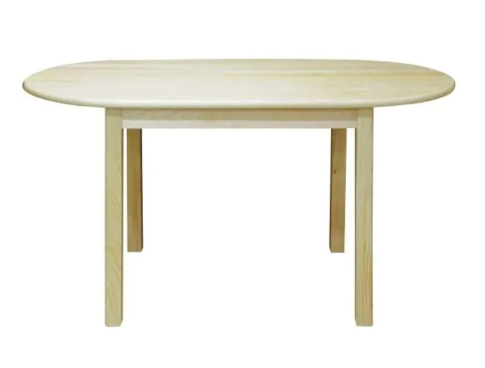 Table ronde 75x140 cm Pin massif, Couleur: Naturel Abbildung