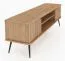 Meuble TV Rolleston 27 | Bois massif de hêtre cœur huilé | 57 x 180 x 46 cm | Design haut de gamme