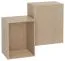 Étagère murale suspendue Minnea 40 | Chêne clair | 54 x 65 x 25 cm | Design moderne et pratique