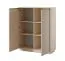 Ensemble salon Finghall 3 pièces | Beige élégant | Soft-Close | Meuble TV, bahut, buffet | Finition chants ABS