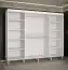Armoire au design stylé Jotunheimen 143, Couleur : Blanc - Dimensions : 208 x 250,5 x 62 cm (h x l x p)