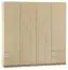 Armoire à portes battantes / Armoire Kiunga 15, couleur : hêtre / blanc - Dimensions : 200 x 200 x 60 cm (H x L x P)