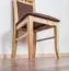 Chaise en hêtre massif, naturel, Junco 249 - Dimensions 98 x 48 x 50 cm