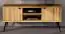 Meuble TV Rolleston 25, chêne sauvage massif huilé - Dimensions : 57 x 144 x 46 cm (H x L x P)