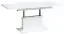 Table basse Escolar 1, réglable en hauteur et extensible, couleur : blanc - 126-168 x 70 x 58-75 cm (L x P x H)