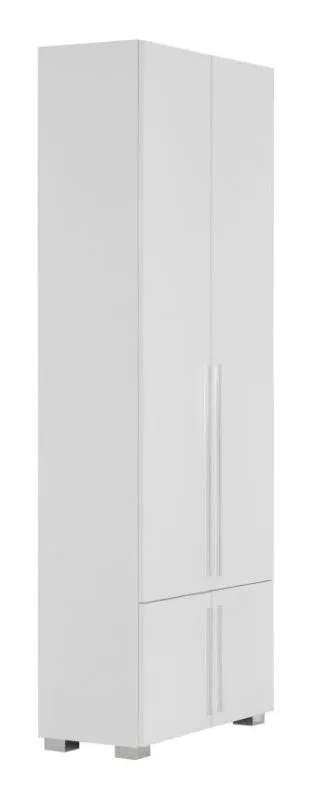 Armoire portes battantes Burgos 01 blanc | 215 x 80 x 38 cm | Design moderne et rangement optimisé