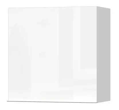 Étagère suspendue / Tablette murale Faleasiu 28, Couleur : Blanc - Dimensions : 56 x 55 x 29 cm (h x l x p)