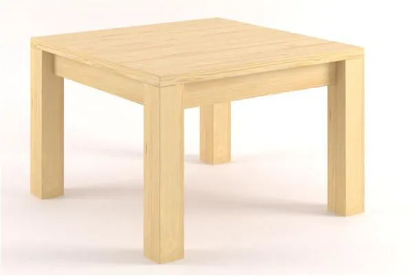 Table d'appoint Table basse Pin massif Naturel 50x90x90 cm Abbildung