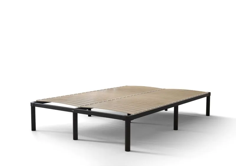 Cadre de lit simple série Vosges 03 - Surface de couchage : 140 x 200 cm (l x L)