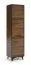 Armoire Altels 18, Couleur : Noyer - Dimensions : 185 x 48 x 40 cm (H x L x P)