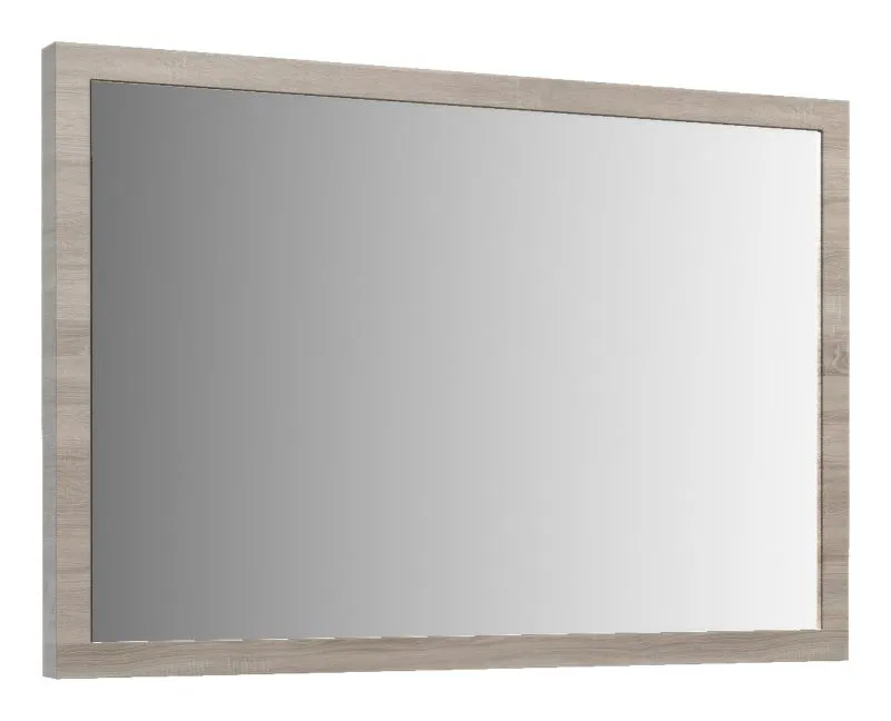 Grand miroir Selun 16 | Finition chêne truffe | 85 x 123 x 7 cm | Design moderne et fonctionnel