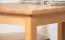 Table en pin massif, couleur aulne Junco 227C (carré) - 110 x 60 cm (L x P)