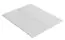 Plaque de sol pour lit double, en 2 parties, Couleur : Blanc - Dimensions : 82,20 x 204 cm (l x L)