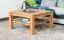 Table basse Wooden Nature 122 en bois de coeur de hêtre massif - 80 x 80 x 45 cm (L x P x H)