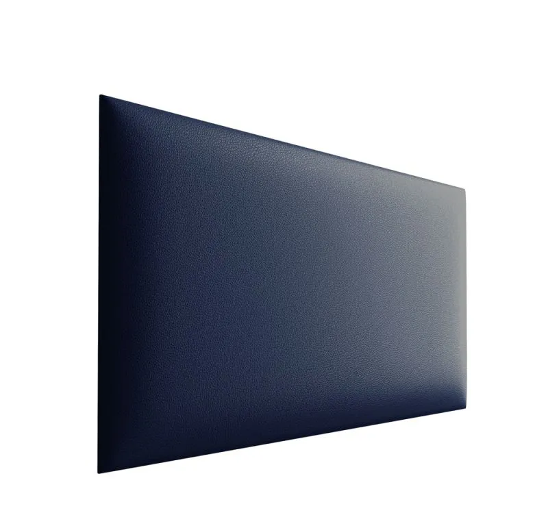 Panneaux rembourrés, lot de 10, Couleur : Anthracite, Revêtement : Similicuir, dimensions : 40 x 30 cm
