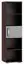 Étagère Tabubil 16, Couleur : Wenge / Gris - Dimensions : 145 x 41 x 41 cm (H x L x P)